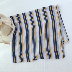 Wholesale Britain colorful striped cotton scarf