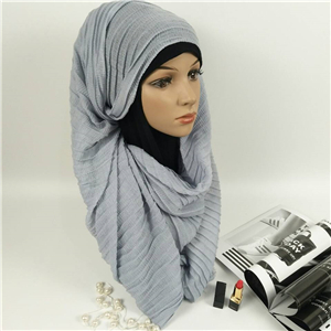 Four sided hairs fold muslim scarf cheap from China