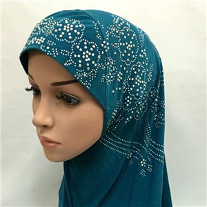 Hot drilling Muslim cotton scarf wholesale from China
