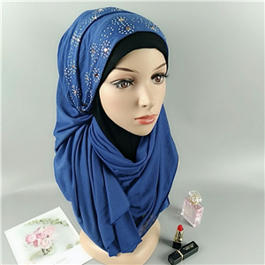 Hot drilling cotton Muslim wholesale scarf