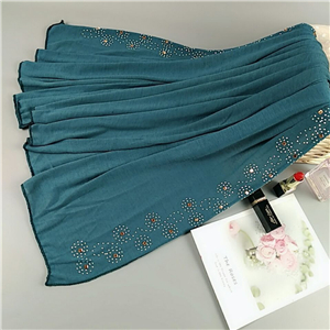 Hot drilling cotton Muslim wholesale scarf