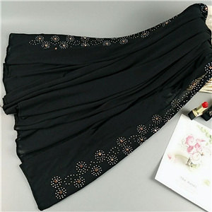 Hot drilling cotton Muslim wholesale scarf