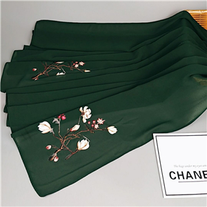 Chinese cheap chiffon printed muslim scarf
