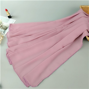 Wholesale lace chiffon printed Muslim scarf