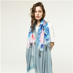 Wholesale printed cotton decorative scarf