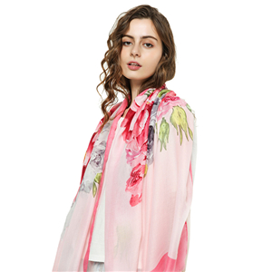 Wholesale printed cotton decorative scarf