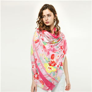 China printed cotton cheap scarf