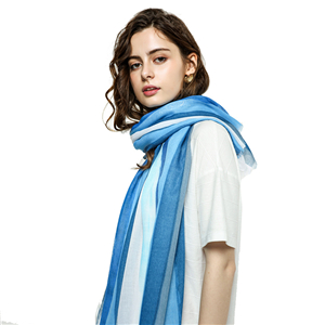 Wholesale color grid printed cotton decorative scarf