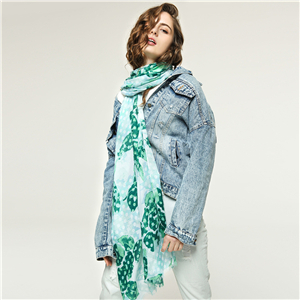 Leopard print stitching sunscreen cheap scarf