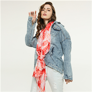 Leopard print stitching sunscreen cheap scarf