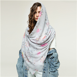 Wholesale printed tassel cotton cheap scarf