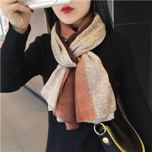 Color matching decorative cotton cheap scarf