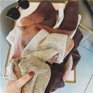 Color matching decorative cotton cheap scarf