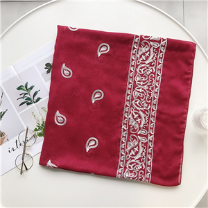 China cheap cashew pattern cotton warm scarf