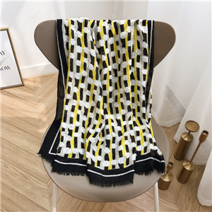 Cotton printed decorative cheap scarf