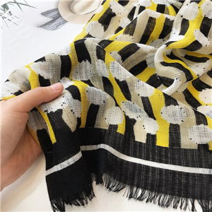 Cotton printed decorative cheap scarf