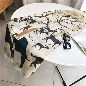 Wholesale printed decorative cotton scarf
