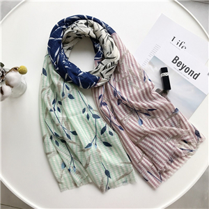 China wholesale printing warm cotton scarf