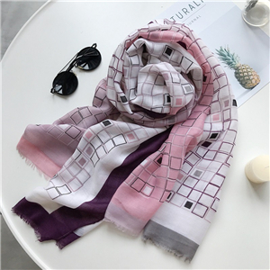 Colorful pattern cotton warm cheap scarf