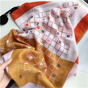 Colorful pattern cotton warm cheap scarf
