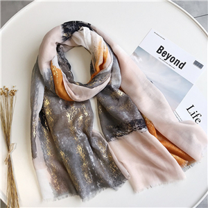 Hot silver square color cotton cheap scarf