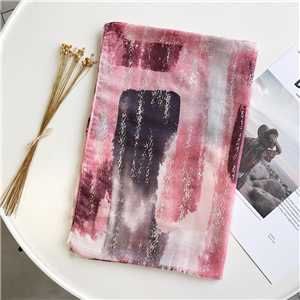 Hot silver square color cotton cheap scarf