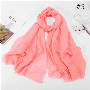 Wholesale monochrome hollow demolition scarf