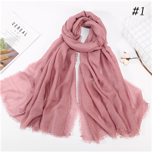 Wholesale monochrome hollow demolition scarf