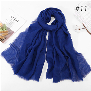 Wholesale monochrome hollow demolition scarf