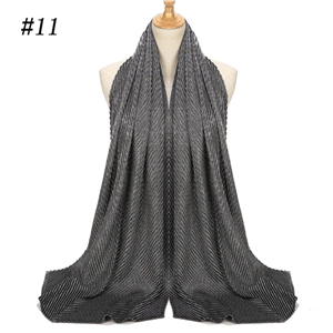 Wholesale bright silk cotton decorative scarf