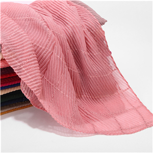 Wholesale monochrome crumpled cotton muslim scarf