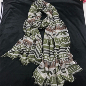 Wholesale cotton dot geometric pattern scarf