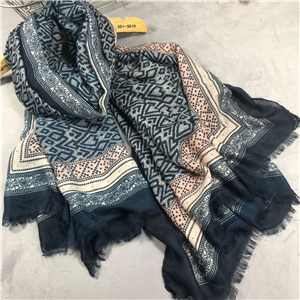 Printed cotton sunscreen cheap scarf