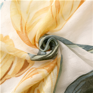 Floral printed cotton sunscreen cheap scarf