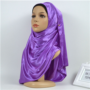 Wholesale solid color printed muslim scarf