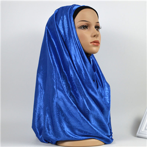 Wholesale solid color printed muslim scarf