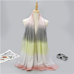 Gradient cotton cheap scarf