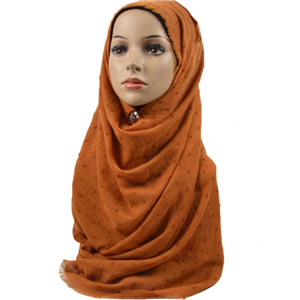 China cheap cotton demolition muslim scarf