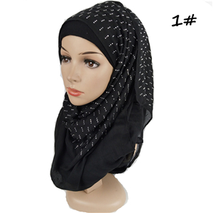 Wholesale three diamonds cotton arabian scarf
