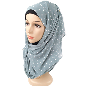 Wholesale printed chiffon muslim scarf