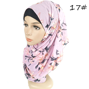 Wholesale printed chiffon muslim scarf