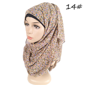 Wholesale printed chiffon muslim scarf