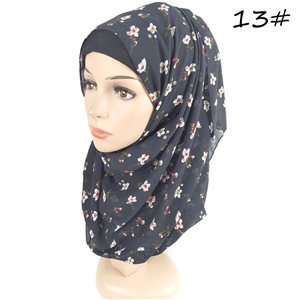 Wholesale printed chiffon muslim scarf
