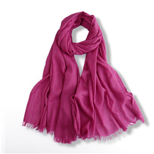 Wholesale cotton solid color warm scarf
