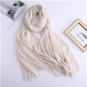 Wholesale cotton solid color warm scarf