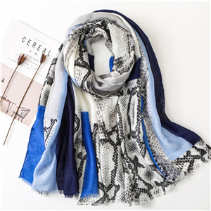 Wholesale cotton hit color leopard decorative scarf