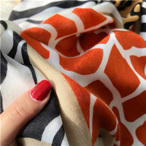 Zebra four grid stitching animal print pattern warm cheap scarf