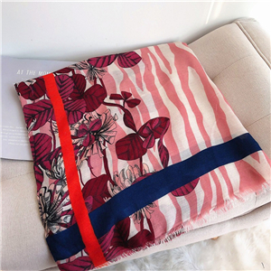 Wholesale flower print sunscreen cheap scarf