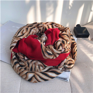 Wholesale tiger pattern cotton scarf