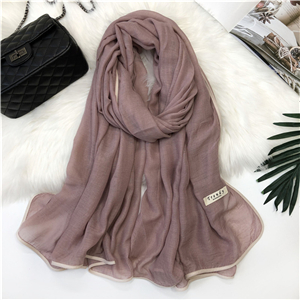 Wholesale solid color cotton warm scarf